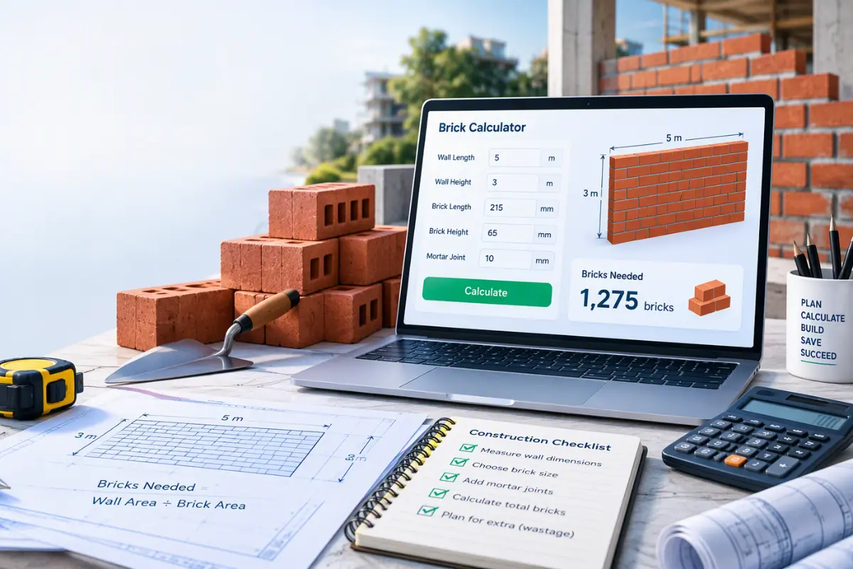 How to Calculate Bricks Needed for a Wall