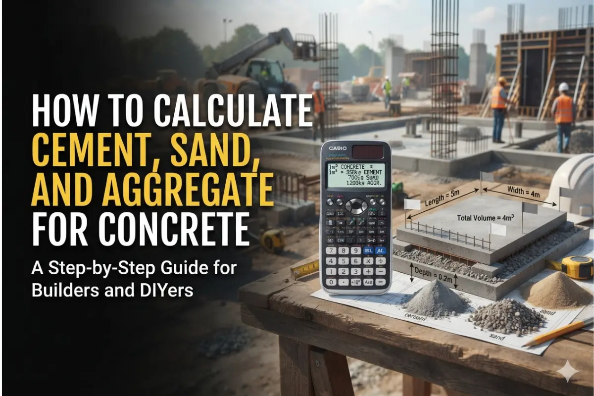 How to Calculate Cement, Sand and Aggregate for Concrete