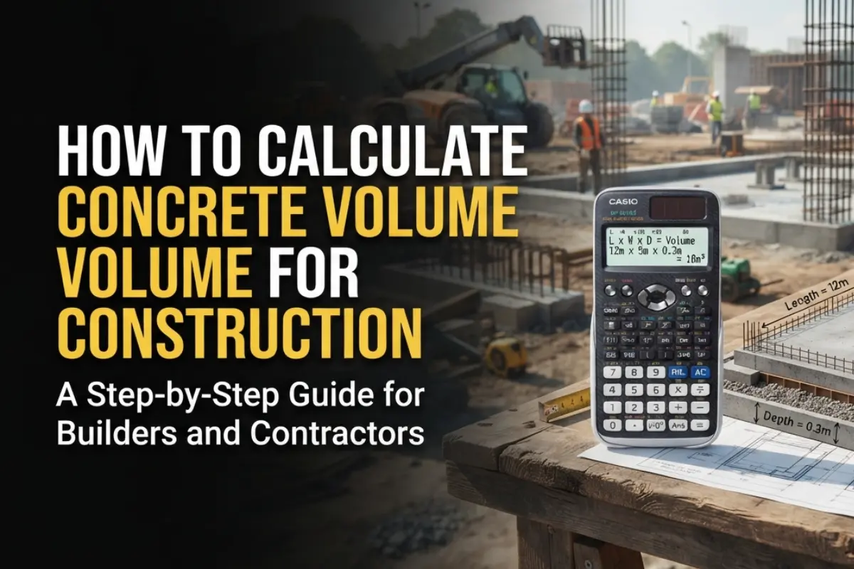 How to Calculate Concrete Volume for Construction